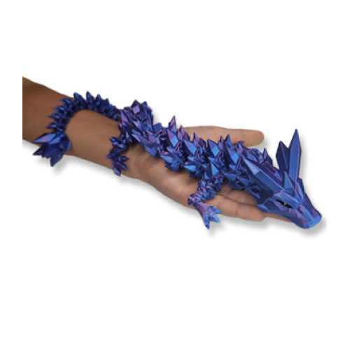 XL Articulated Dragon (Blue-Purple)