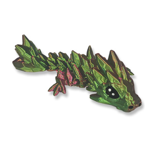 XS Articulated Dragon (Green-Red)