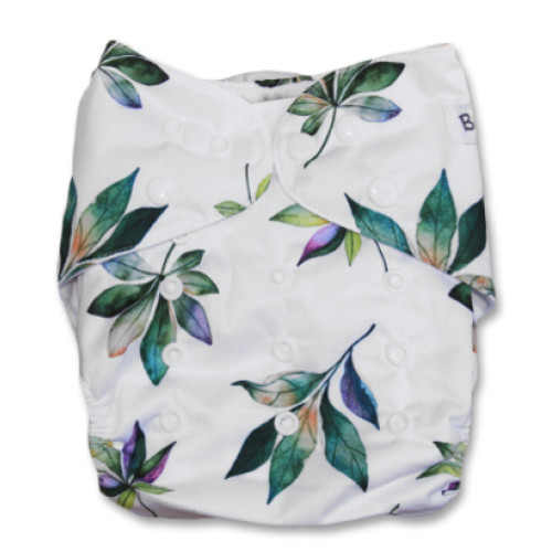 F152 White Green Autumn Leaves Ai1