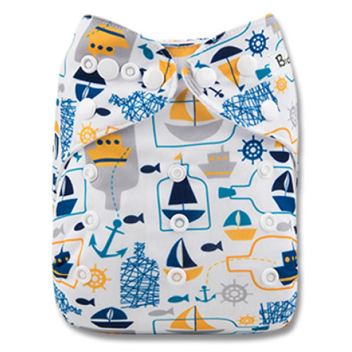 F256 White Navy Yellow Boats Ai1