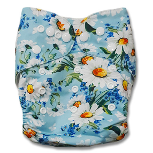 F206 Light Blue White Daisy Ai1