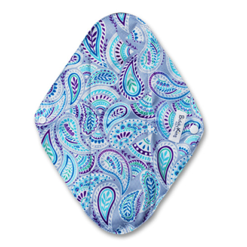 Large Mama Cloth Blue Paisley
