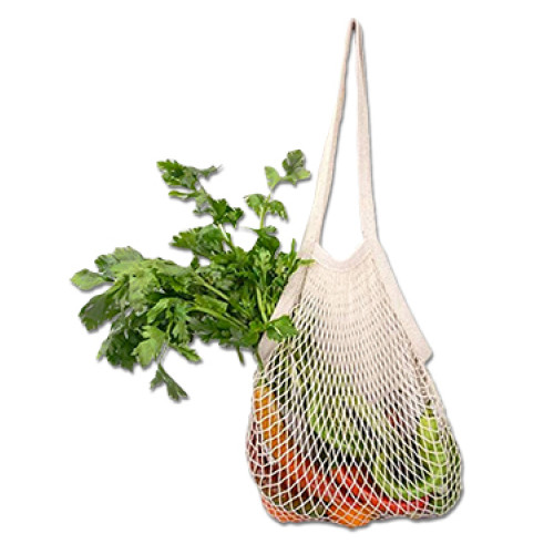 Cotton Mesh Shopper Bag
